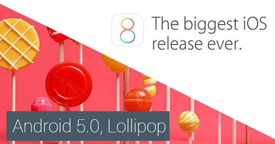 Advancement-of-Android-Lollipop-over-iOS-8-2