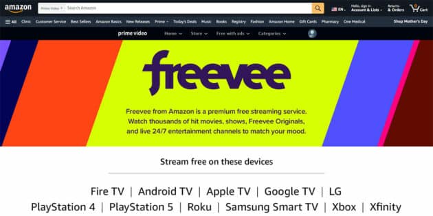 Amazon Freevee - The Overall Best Multi-Platform Movies App