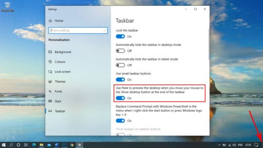 Windows-10-Peek-to-Preview-the-Desktop