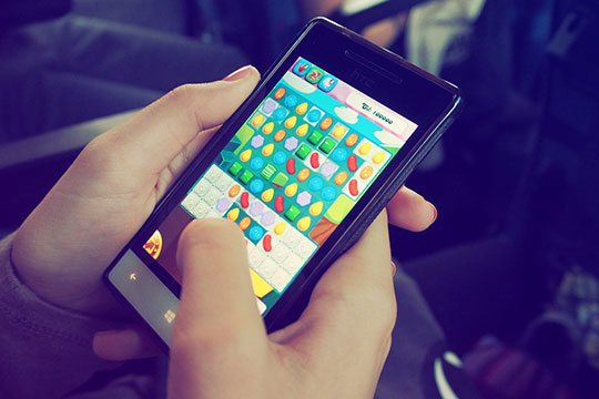 candy crush - device - gadget - game - HTC mobile phone - smartphone - touchscreen - mobile app