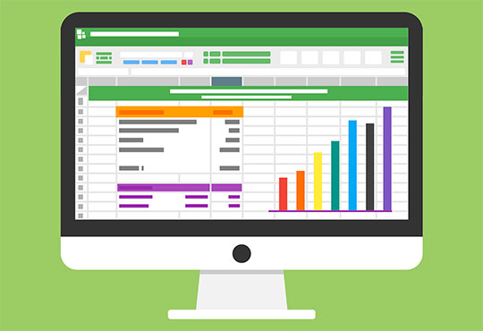 microsoft excel - office document -statistic-analytic-chart-diagram-finance-spreadsheet