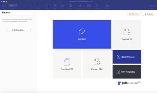 Create Fillable PDF Forms with PDFelement 6 - Step 1