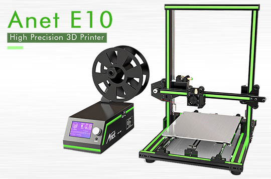 Anet E10 Aluminum Frame Multi-language 3D Printer DIY Kit