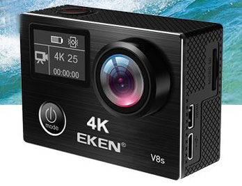 The EKEN V8s Native 4K EIS Action Camera - 4