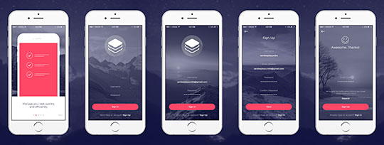Clean-Modern-iOS-UI-Kit