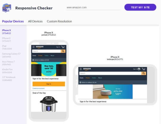 Responsive-Checker-tool