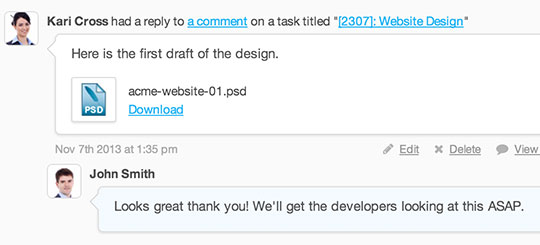 Task-Comments