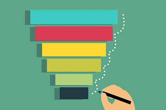 marketing-plan-funnel-chart-color-design-information-lead-optimization-sale-strategy-target
