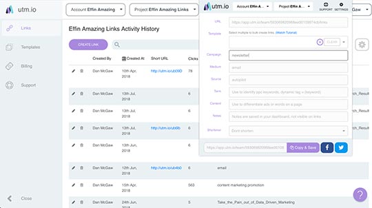 UTM-io-screenshot