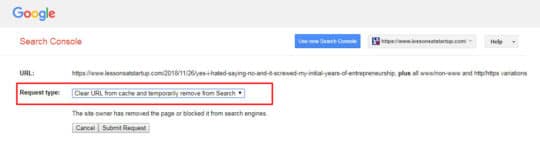 Google-search-console-webmaster-tools-clear-URL-from-cache