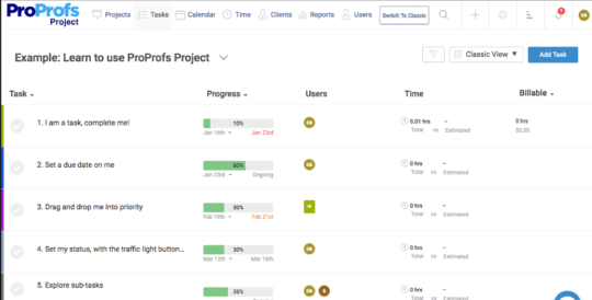 ProProfs-Project