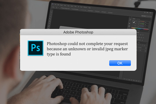 invalid jpeg marker type is found