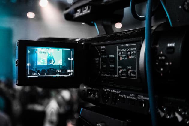 Broadcast-Camcorder-Camera-Record-Shooting-Video-Production