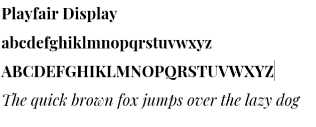Playfair-Display-font