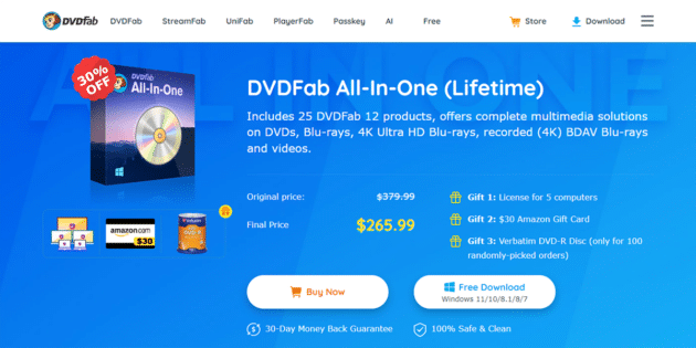 Key Features of DVDFab All-In-One