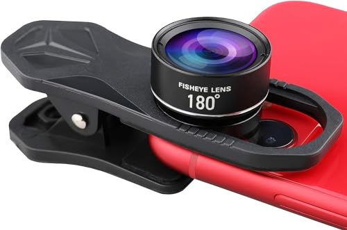 Forced to wrong size: 274x181, natural is 500x331! 180° fisheye Lens for iPhone Samsung Google Android Smartphone,with Clip,Cell Phone Lens,anamorphic Lens,Funny Pictures