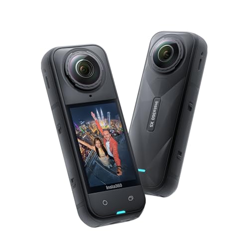 Forced to wrong size: 250x250, natural is 500x500! Insta360 X5 - Waterproof 8K 360° Action Camera, Leading Low Light, Invisible Selfie Stick Effect, Rugged and Replaceable Lens, 3-Hour Battery, Built-in Wind Guard, Stabilization, Triple AI Chip Design