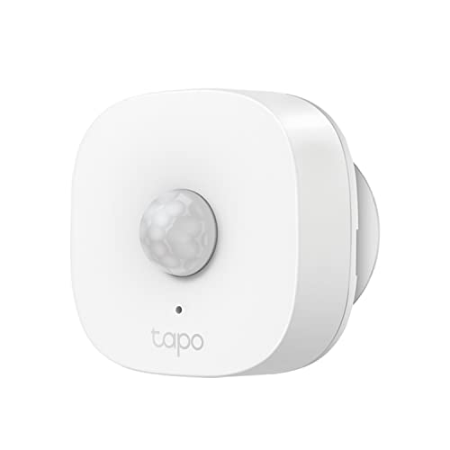 TP-Link Tapo Motion Sensor, Requires Tapo Hub, Long Battery Life w/Sub-1G Low-Power Wireless Protocol, Wide Range Detection, Adjustable Sensitivity, Real-Time Notification, Smart Action, Tapo T100